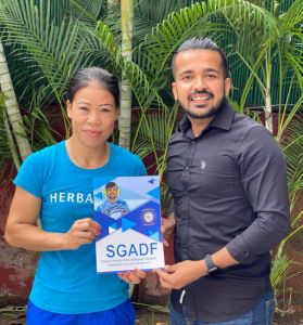 When Shivam Thakur Met Mary Kom: A Powerful Moment for SGADF and the Future of Indian Youth Sports  In the world of sports, meaningful